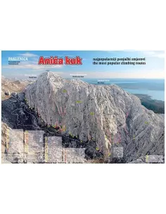 Mapa panoramiczna Anica Kuk (Paklenica) 2
