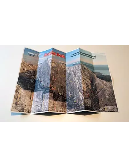 Mapa panoramiczna Anica Kuk (Paklenica)