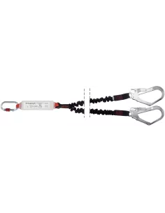 Lanyard Camp Shock Absorber Rewind Double Steel MGO 175cm