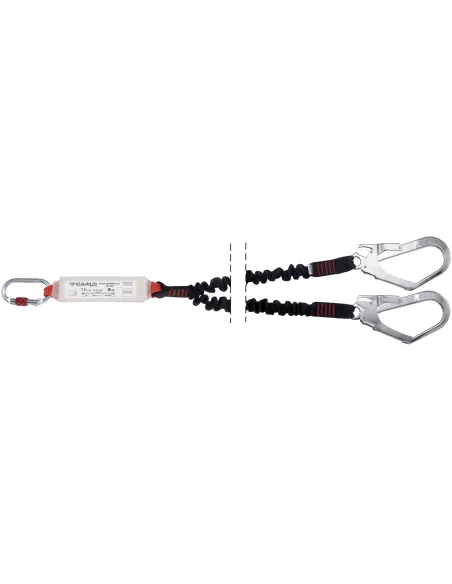 Lanyard Camp Shock Absorber Rewind Double Steel MGO 175cm