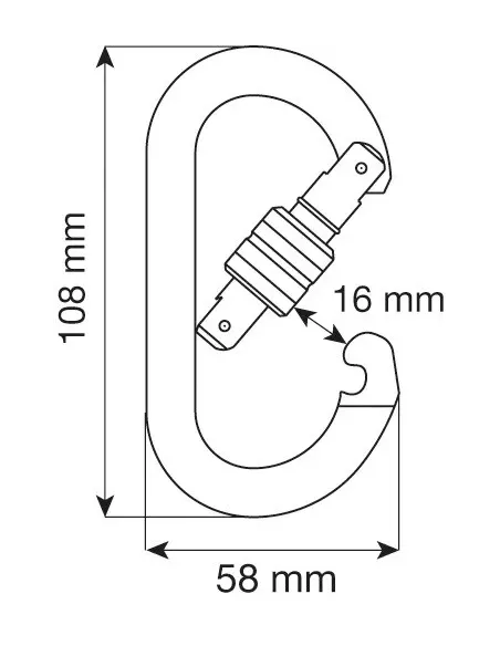 Lonża Camp Retexo Rope Double Steel MGO 190cm