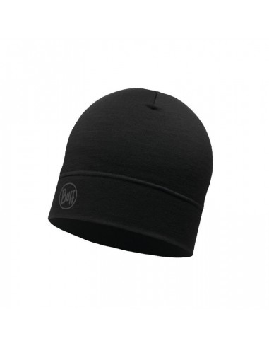 Czapka Buff Merino Lightweight Hat Solid Black