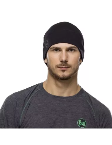 Czapka Buff Merino Lightweight Hat Solid Black