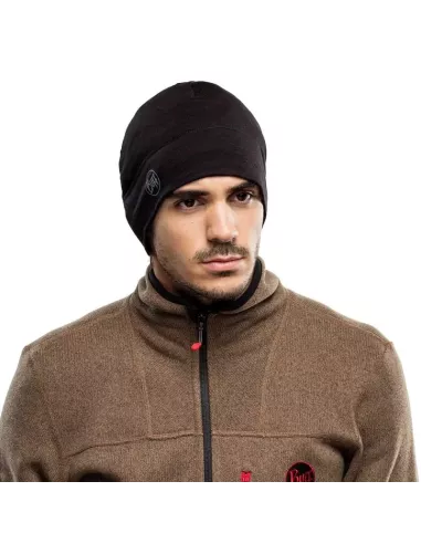 Czapka Buff Merino Lightweight Hat Solid Black