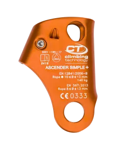 Przyrząd zaciskowy Climbing Technology Ascender Simple+ 2