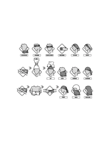 Scarf Buff CoolNet UV+ Reflective Neckwear Graphite HTR Scarf Buff CoolNet UV+ Reflective Neckwear Graphite HTR