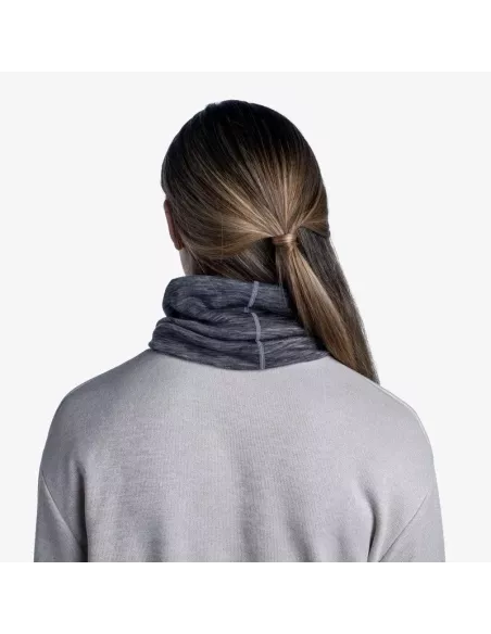 Scarf Buff Merino Heavyweight Fog Grey Multi Stripes Scarf Buff Merino Heavyweight Fog Grey Multi Stripes