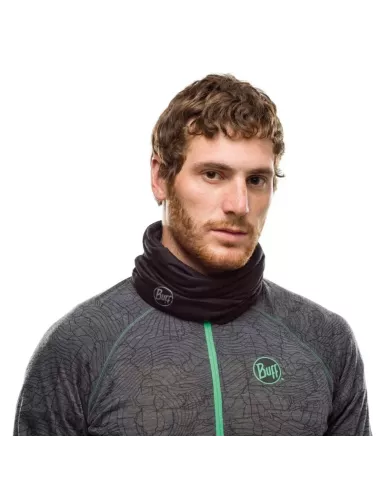 Scarf Buff Merino Lightweight Solid Black