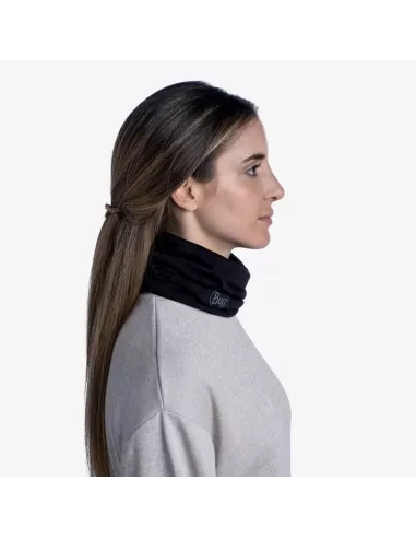 Scarf Buff Merino Lightweight Solid Black