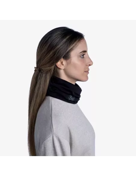 Scarf Buff Merino Lightweight Solid Black Scarf Buff Merino Lightweight Solid Black