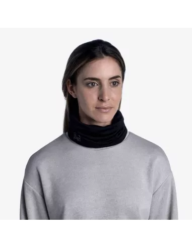 Scarf Buff Merino Lightweight Solid Black