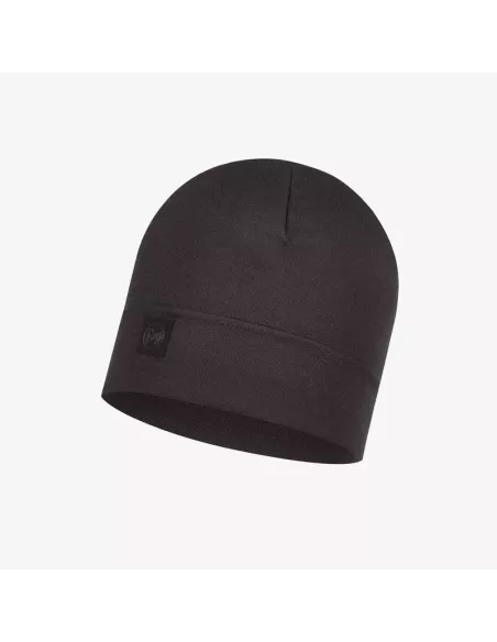 Cap Buff Merino Heavyweight Solid Black