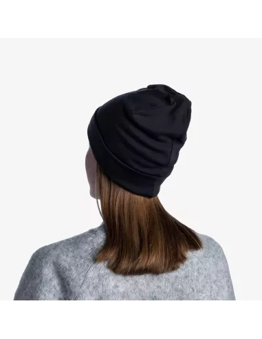 Cap Buff Merino Heavyweight Solid Black