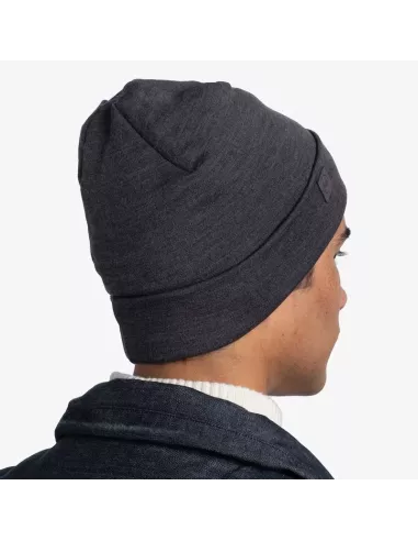 Czapka Buff Merino Heavyweight Solid Grey