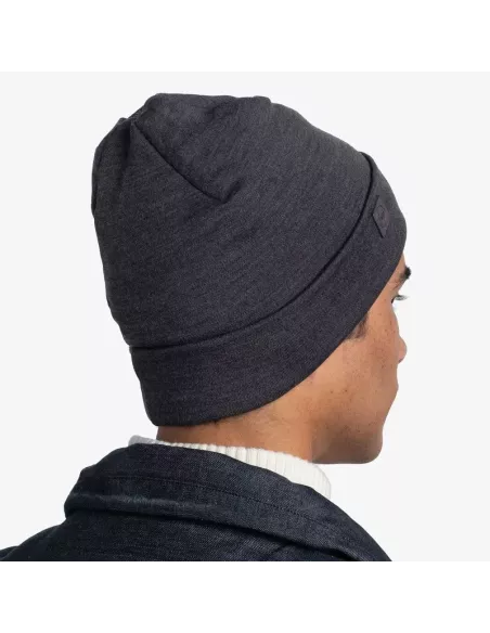 Czapka Buff Merino Heavyweight Solid Grey