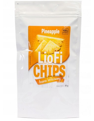 Owoce liofilizowane Elena LioFi Chips ananas 30g