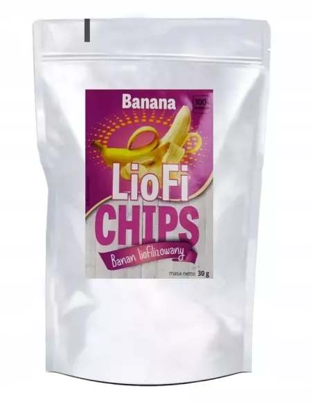 Freeze-dried fruit Elena LioFi Chips banana 30g
