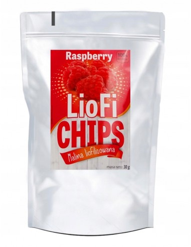 Owoce liofilizowane Elena LioFi Chips malina 30g