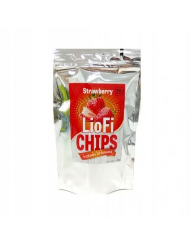 Owoce liofilizowane Elena LioFi Chips truskawka 20g