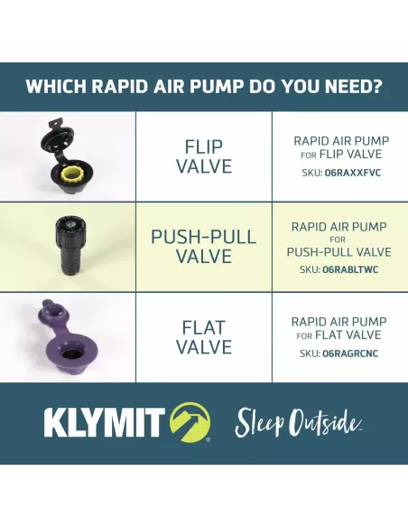 Pompka do materaca Klymit Rapid Air Pump Flip Valve