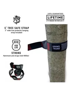 Hamak z taśmami Grand Trunk Double Deluxe Hammock w/Straps Khaki 2