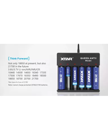 Charger Xtar MC6II