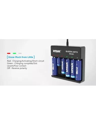 Charger Xtar MC6II