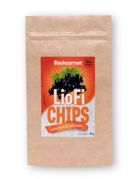Elena LioFi Chips czarna porzeczka 30g