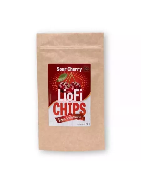 Elena LioFi Chips wiśnia 30g