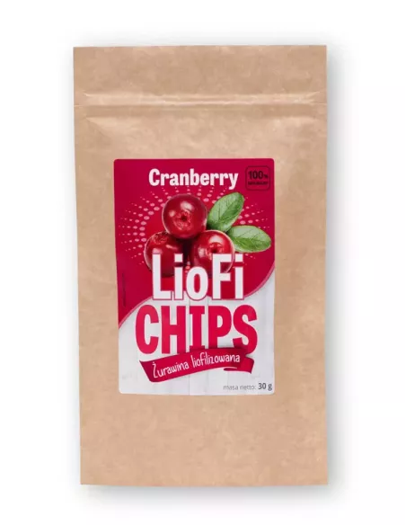 Freeze-dried fruit Elena LioFi Chips cranberry 30g