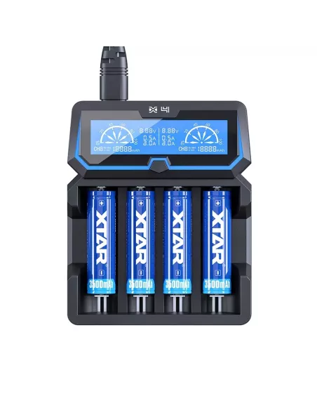 4 channel charger Xtar X4
