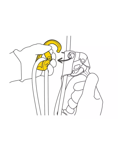Karabinek z bloczkiem Petzl Rollclip Z SL