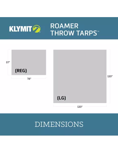 Płachta biwakowa Klymit Roamer Throw Tarp Regular