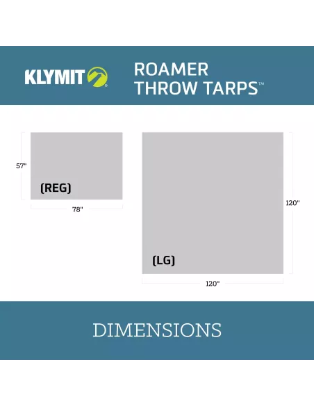 Płachta biwakowa Klymit Roamer Throw Tarp Regular