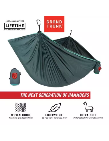 Hammock Grand Trunk Trunktech Single Turquoise