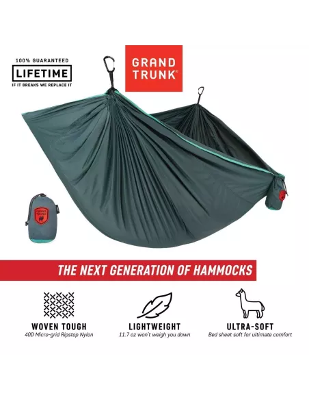 Hammock Grand Trunk Trunktech Single Turquoise