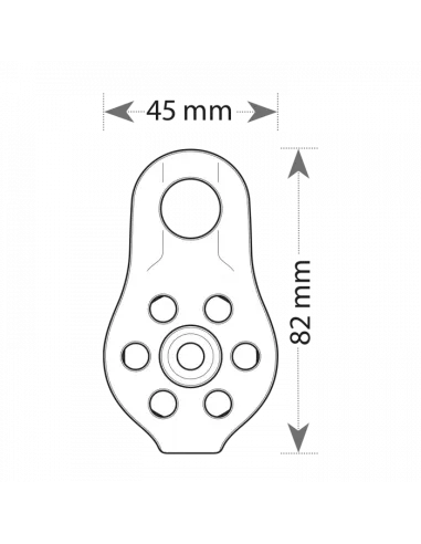 Pulley Beal Transf'Air Fixe