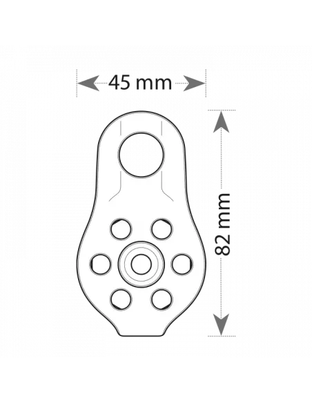 Pulley Beal Transf'Air Fixe