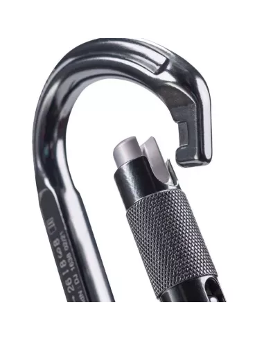 Climbing carabiner Beal Be Lock 3-Matic Grey