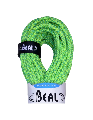 Climbing rope Beal Opera Unicore 8,5mm Golden Dry Green 60m