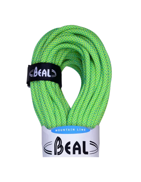 Climbing rope Beal Opera Unicore 8,5mm Golden Dry Green 60m