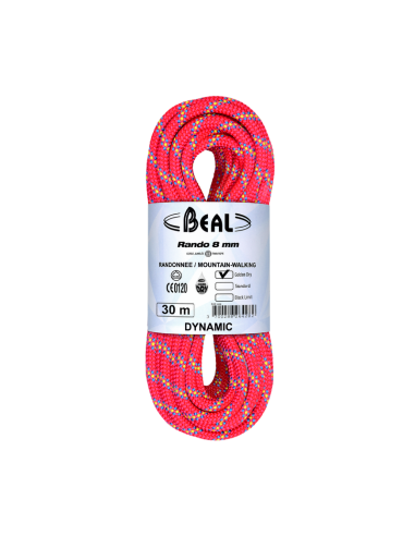 Rope Beal Rando 8mm Golden Dry Pink 20m