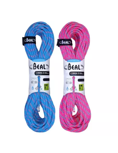 Rope Beal Cobra Unicore 8,6mm Golden Dry Blue 60m