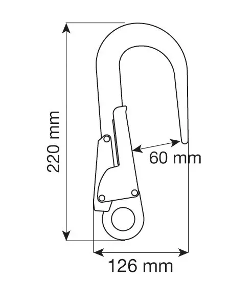 Lonża Camp Shock Absorber Rewind Double Alu MGO 175cm