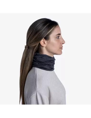 Scarf Buff Merino Lightweight Solid Grey
