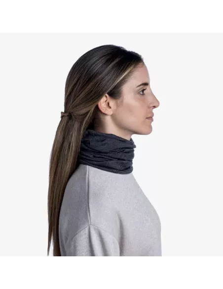 Scarf Buff Merino Lightweight Solid Grey Scarf Buff Merino Lightweight Solid Grey