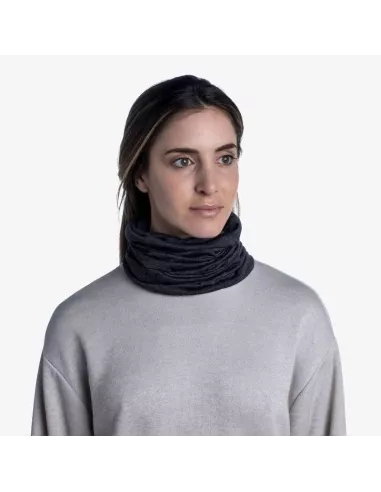 Scarf Buff Merino Lightweight Solid Grey