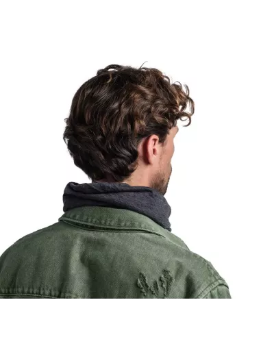 Scarf Buff Merino Lightweight Solid Grey