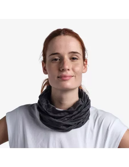 Scarf Buff Merino Lightweight Solid Grey Scarf Buff Merino Lightweight Solid Grey