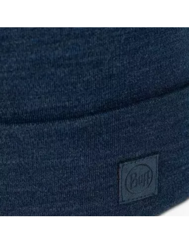 Czapka Buff Merino Heavyweight Beanie Solid Night Blue